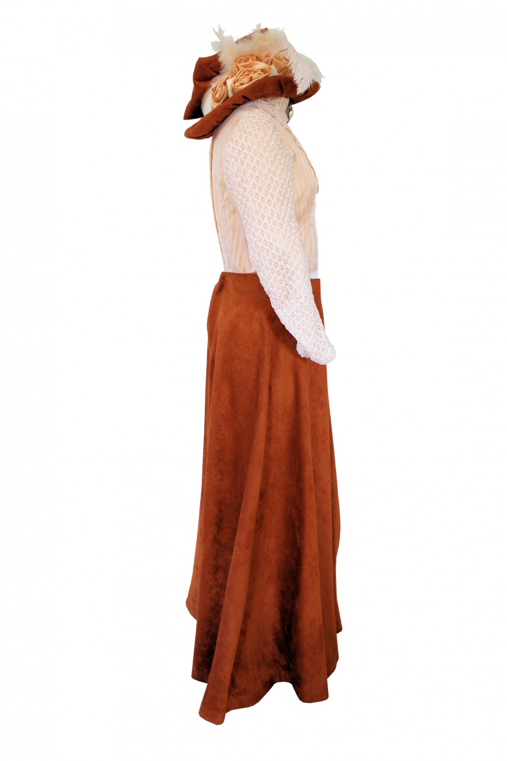 Ladies Edwardian Suffragette Downton Abbey Titanic Costume Size 14 - 16 Image